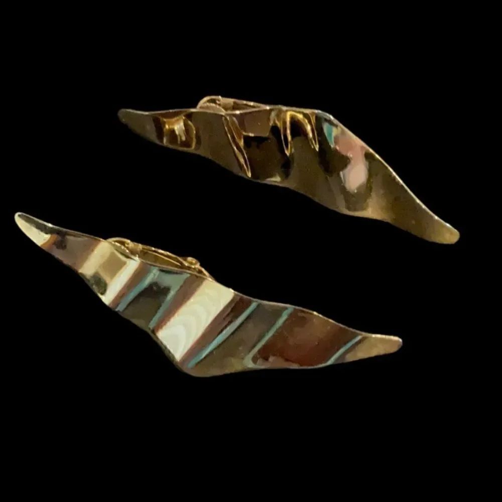 Modern Vintage Clip Earrings 